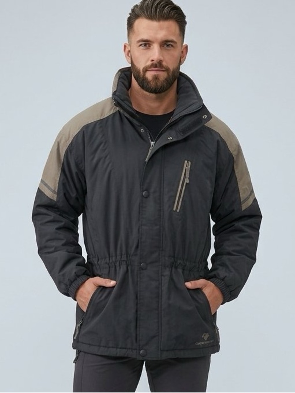 Obermeyer • Black Grey Men’s Winter Coat